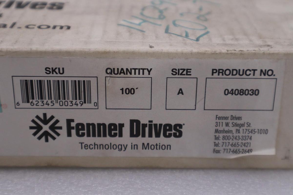 NEW FENNER 0408030 Power Twist Wedge Belt Profile (1/2") 100 Feet STOCK H1107