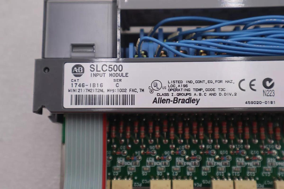 Used Allen Bradley SLC500 Digital Input Module 1746-IB16 Series C 16 Point #K-1710