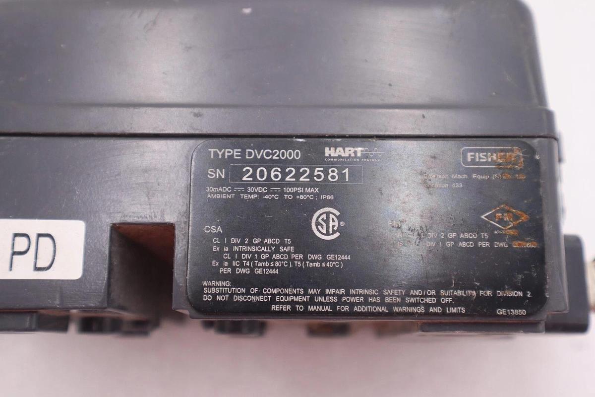 Used FISHER DVC 2000 FIELDVUE INSTRUMENTS STOCK K-215A