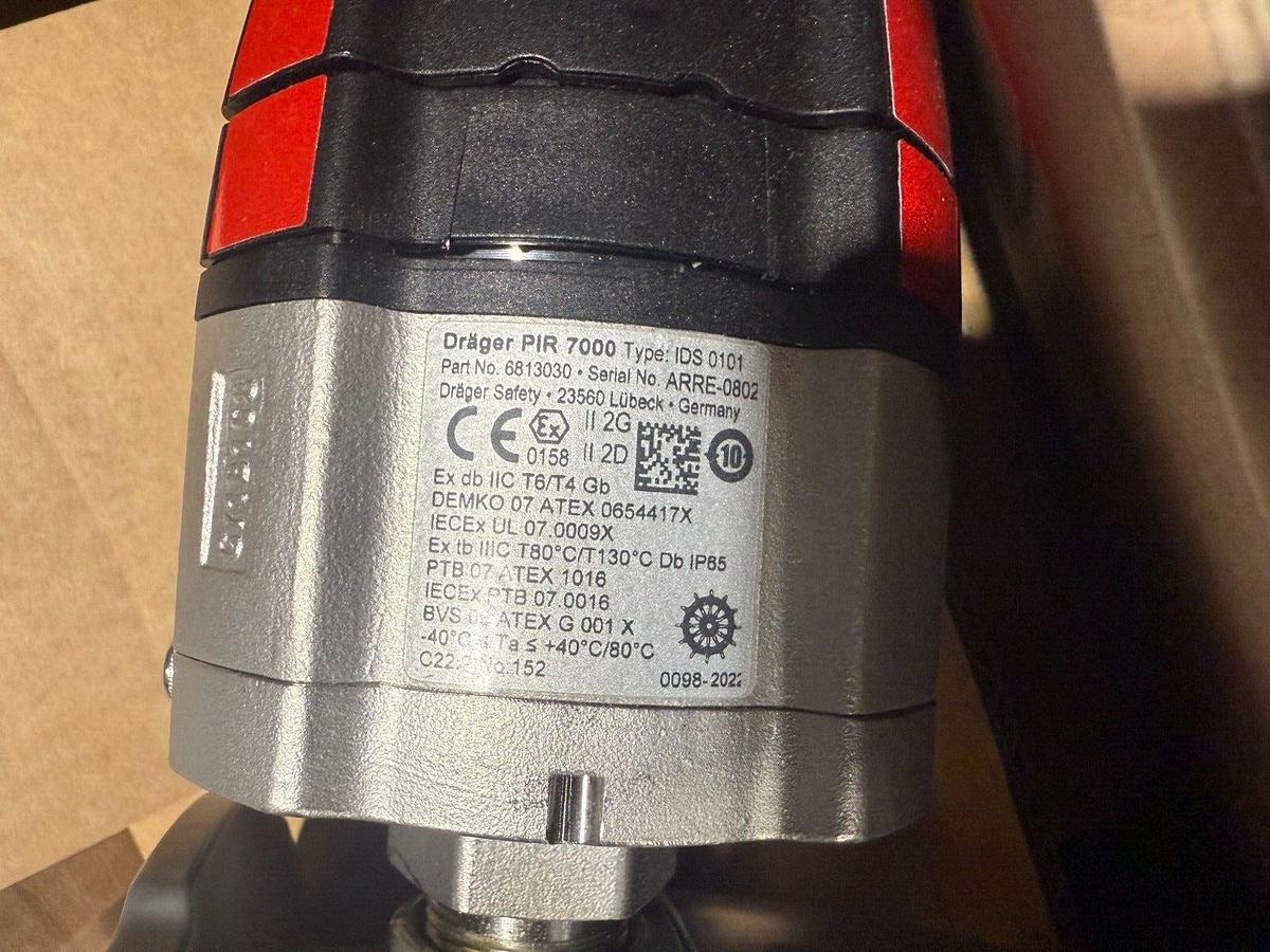 Used DRAGER PIR7000 334 NPT HART Flammable Gas Detector 6813030 NEW IN BOX STOCK G428