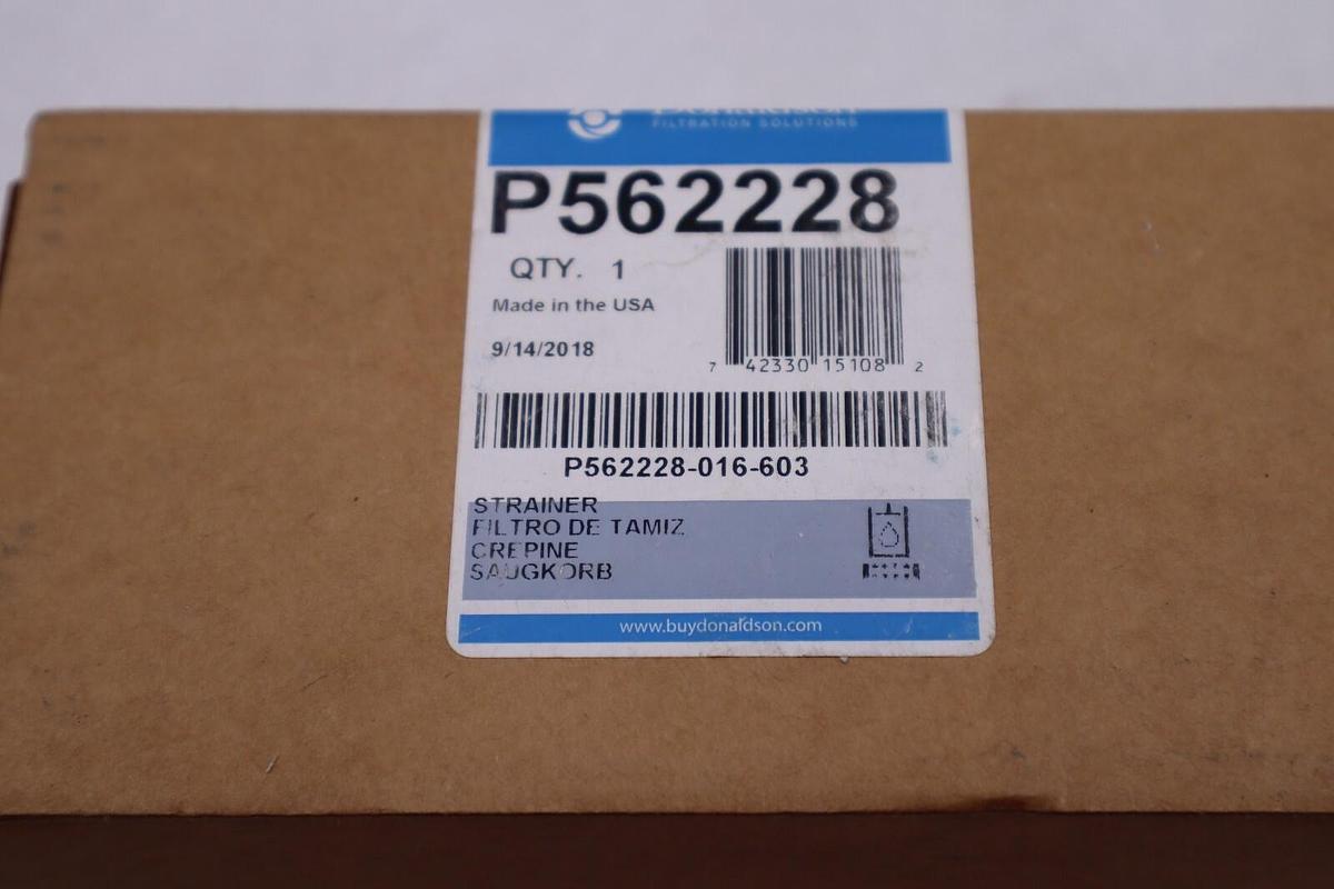 DONALDSON P562228 HYDRAULIC FILTER STRAINER STOCK #K-2012