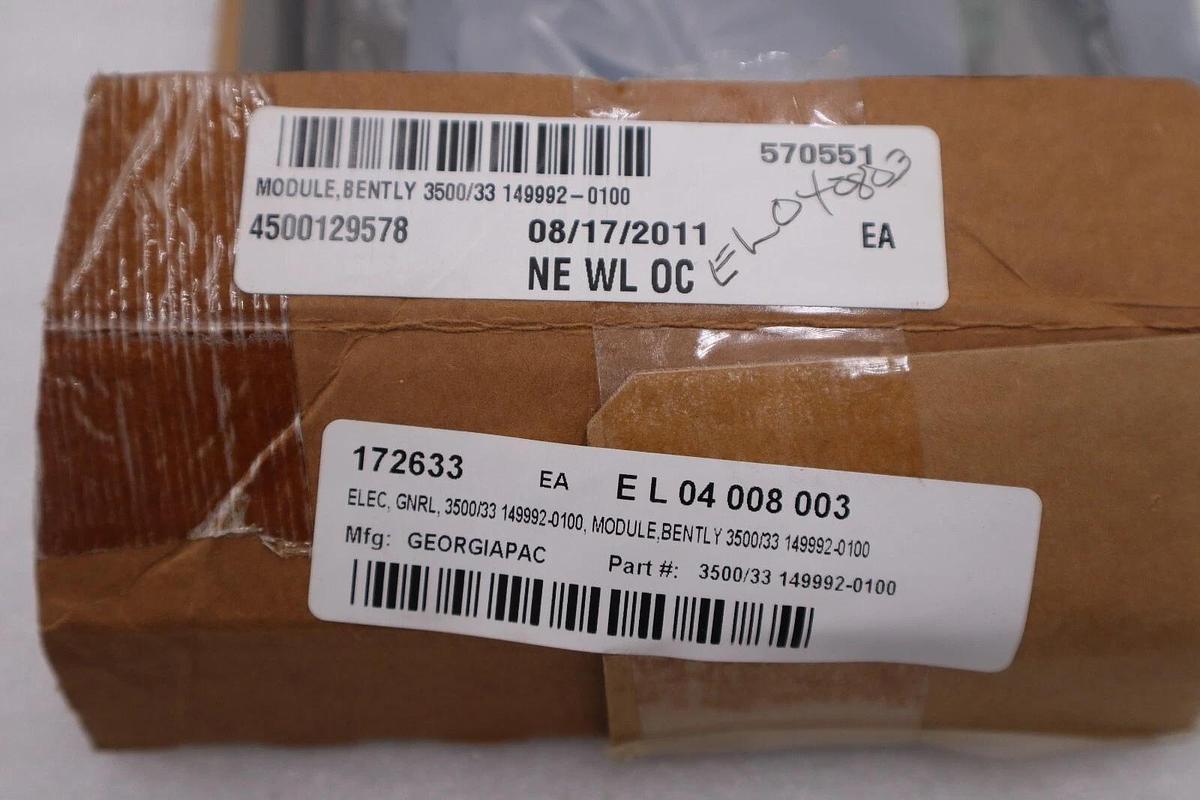 Bently Nevada 149986-100 3500/33 16 Channel Relay Module NEW UNIT STOCK G304A