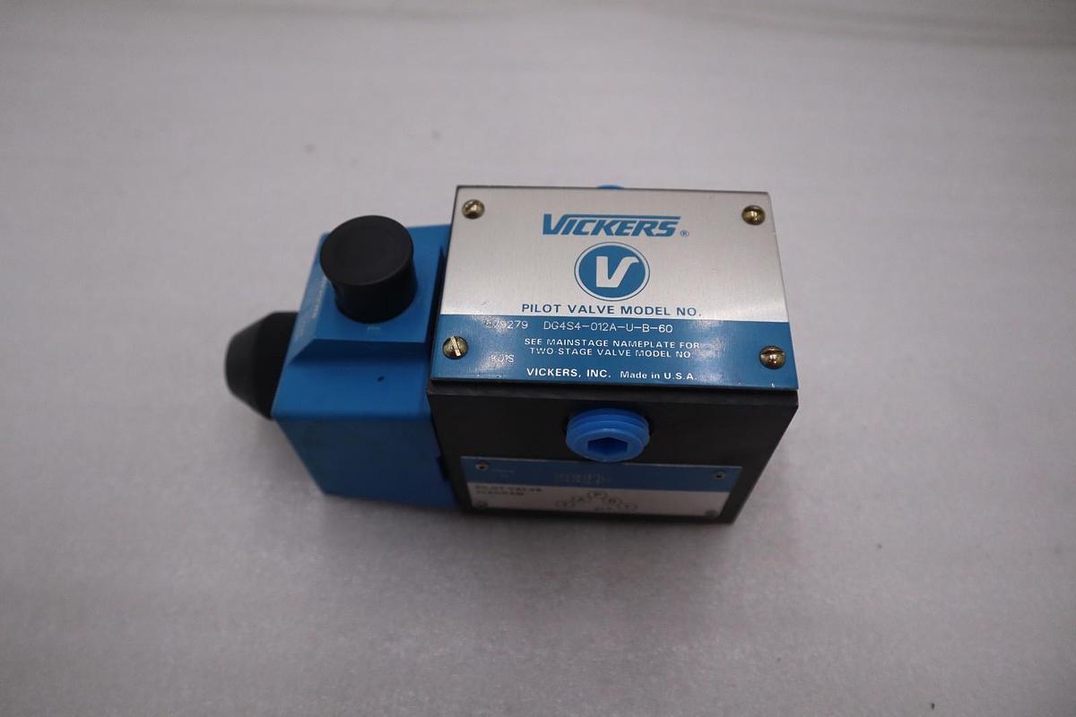 Used VICKERS PILOT VALVE MODEL DG4A4-012A-U-B-60 STOCK #2156A