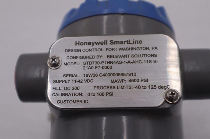 Honeywell STD730-E1HN4AS-1-A-AHC-11S-B-21A0-F7-0000 Pressure Transmitter #4615