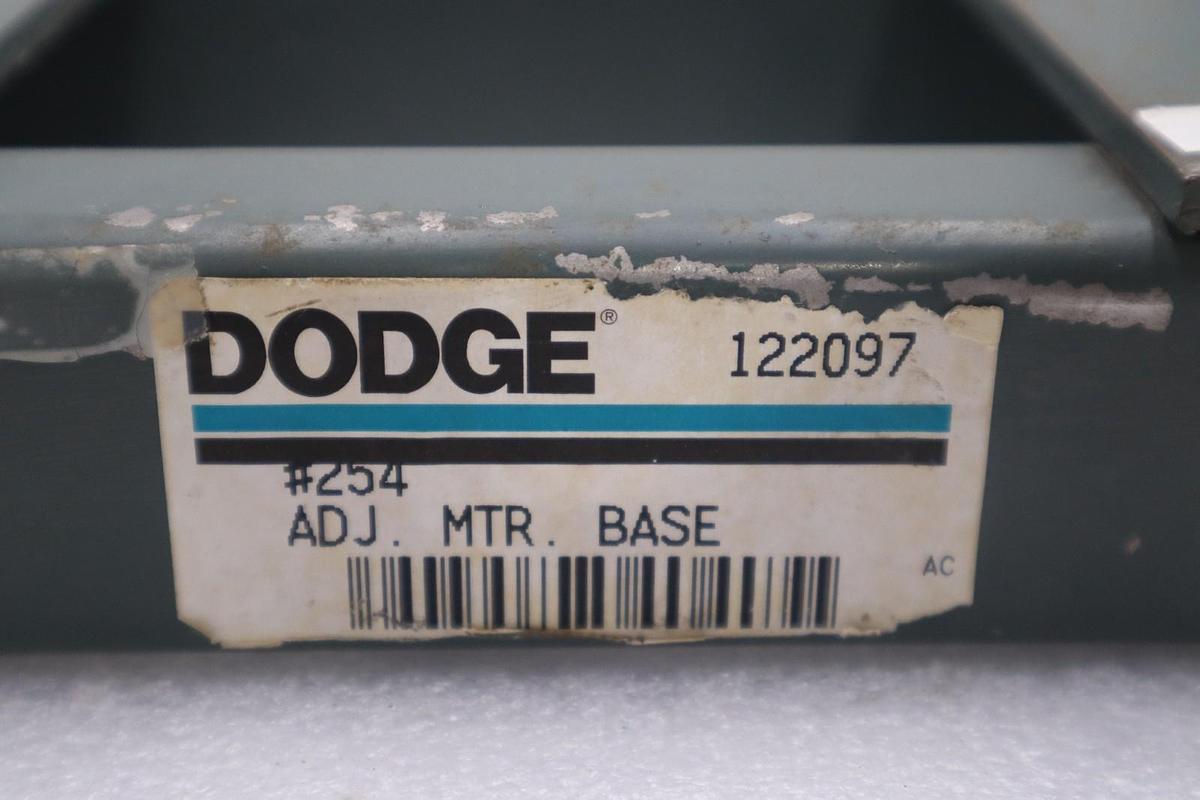 Used DODGE 122097 MOTOR MOUNTING BASE - SURPLUS NEVER USED - STOCK 2897A