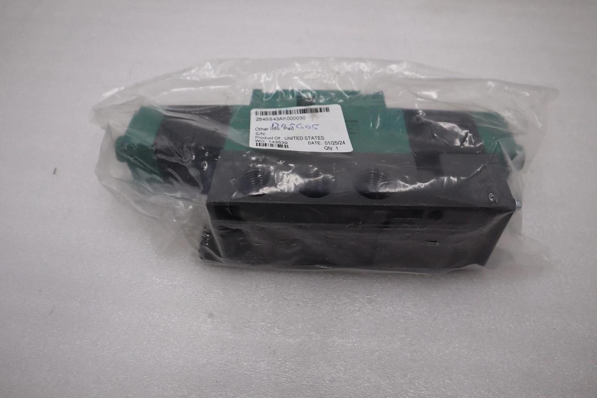 NEW Numatics 254SS43AK000030 Pneumatic Solenoid Valve STOCK H1476
