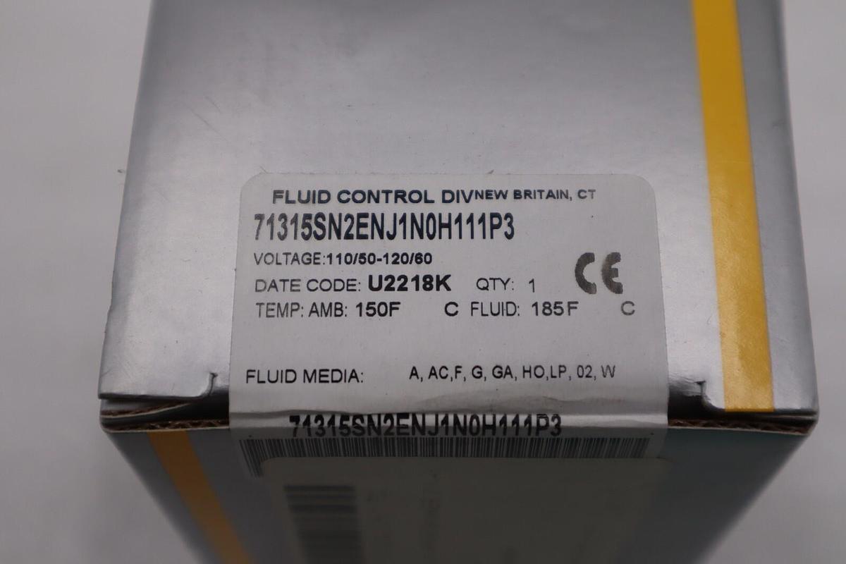 NEW PARKER SKINNER 71315SN2ENJ1N0H111P3 SOLENOID VALVE STOCK G646A