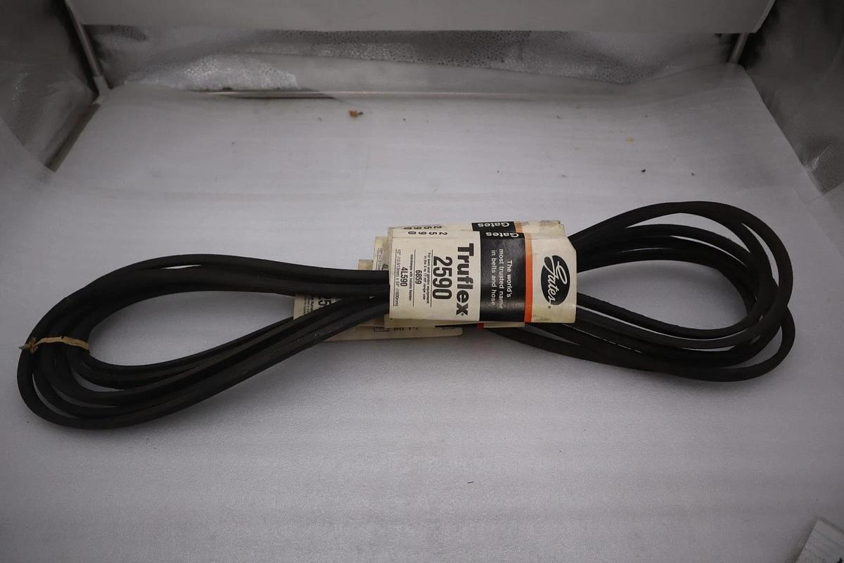 Used LOT OF 2 - Gates 2590 Truflex® V-Belt 1/2" X 59" 4L590 - STOCK M-1A