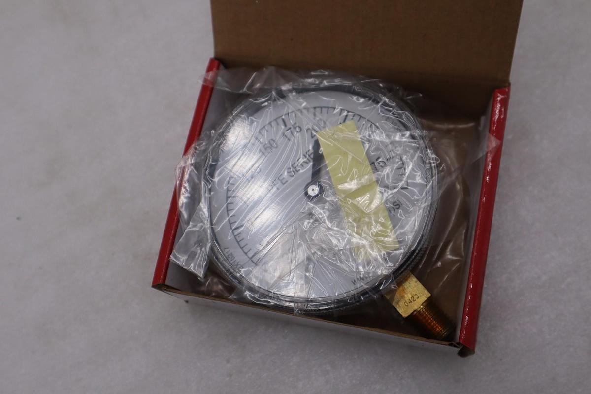 Used NEW OPEN BOX winters 38VL12 fire sprinkler system pressure guage STK GF63A