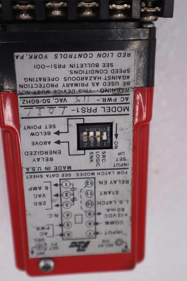 Used RED LION CONTROLS PRA13021 RELAY MODULE STOCK #4143