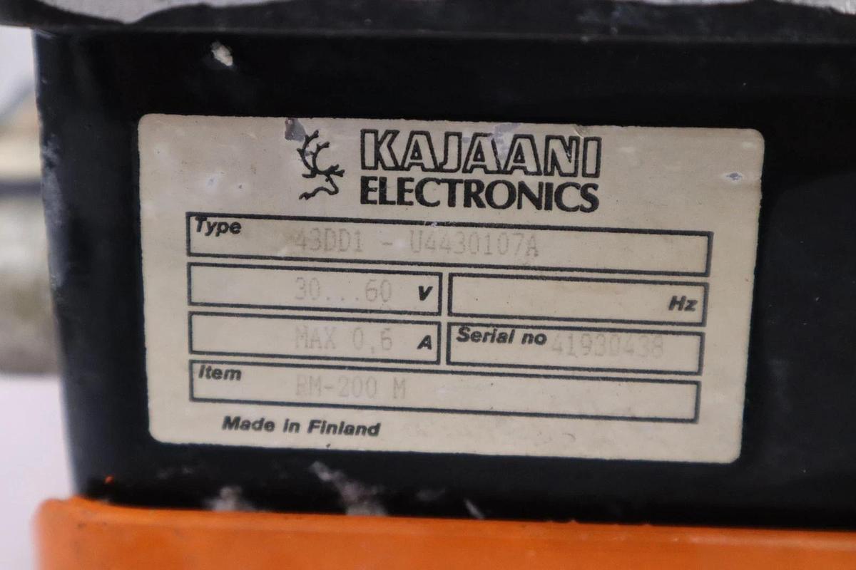 Used KAJAANI ELECTRONICS TYPE 43DD1-U4430107A ITEM RM-200 M STOCK H-1842