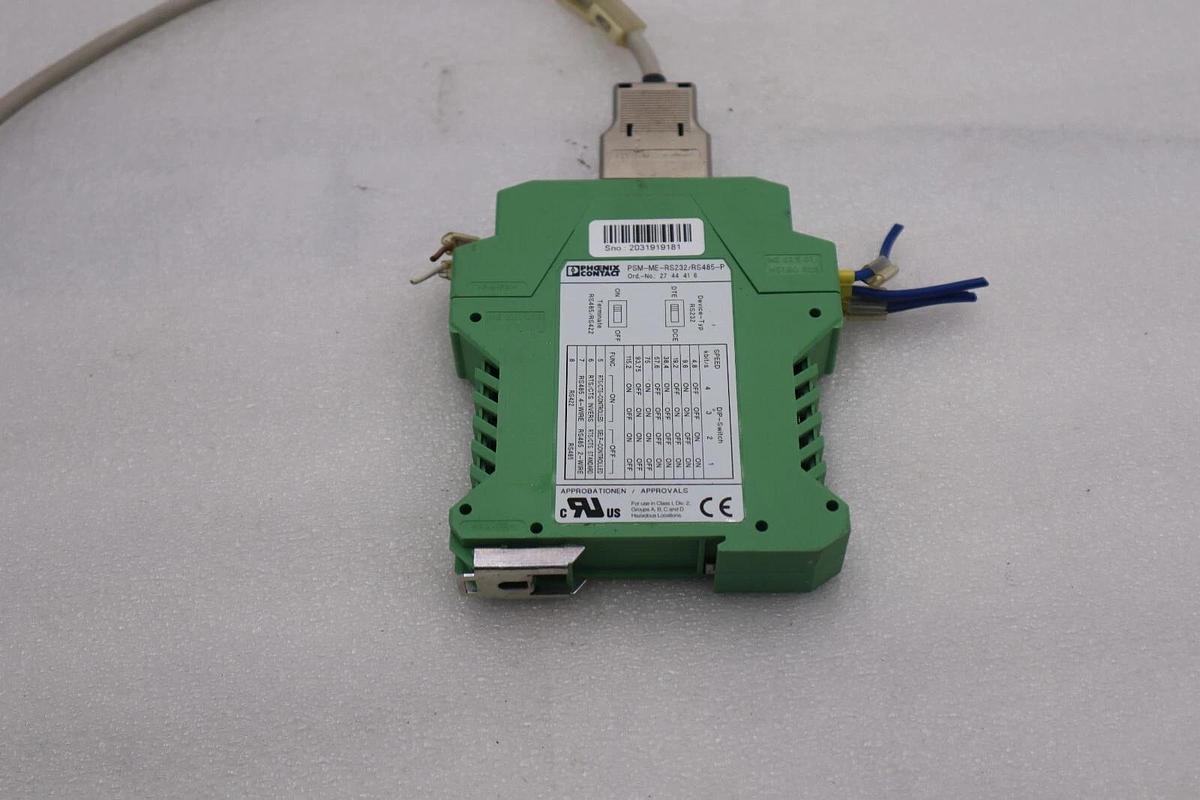 Used PHOENIX CONTACT PSM-ME-RS232/RS485-P INTERFACE CONVERTER STOCK #L-506