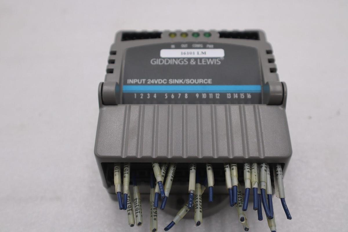 Used Giddings & Lewis M.1300.7372 R1 Input Module 24VDC SINK/SOURCE STOCK K-2919-A