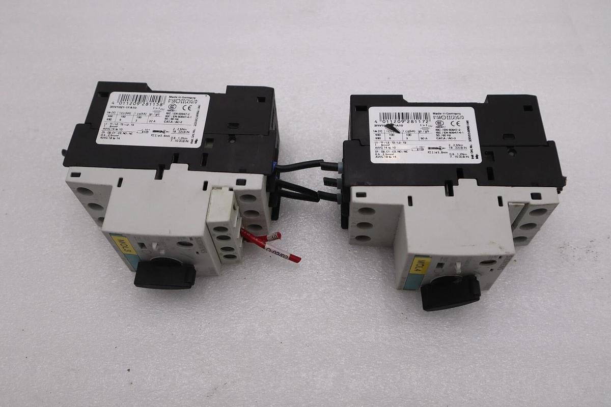 Used SIEMENS 3RV1021-1FA10 3.5-5A MOTOR STARTER STOCK K-433-A