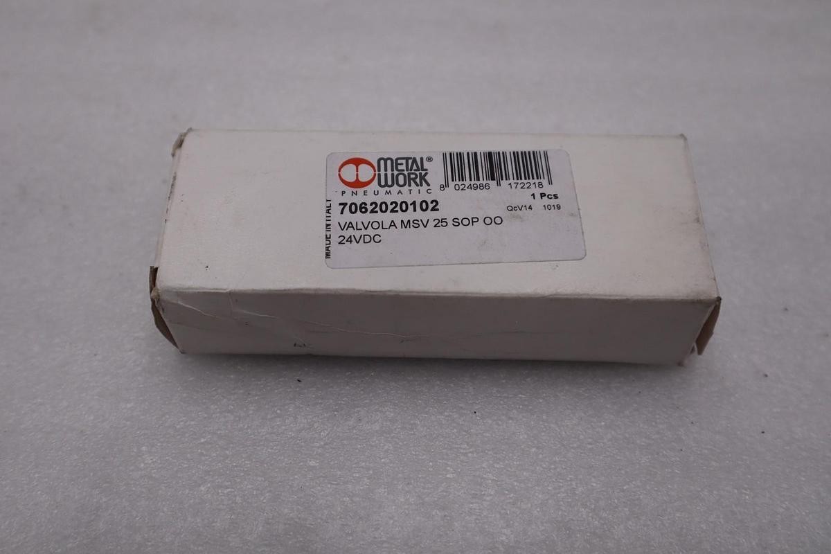 Used NEW OPEN BOX METALWORK 7062020102 Solenoid Valve STOCK H1608A