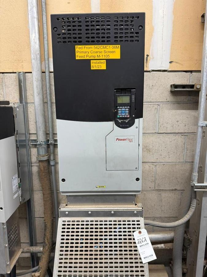 Used 200 HP ALLEN BRADLEY POWERFLEX 755 DRIVE CAT. 20G1ANE192JN0NNNNN 600V