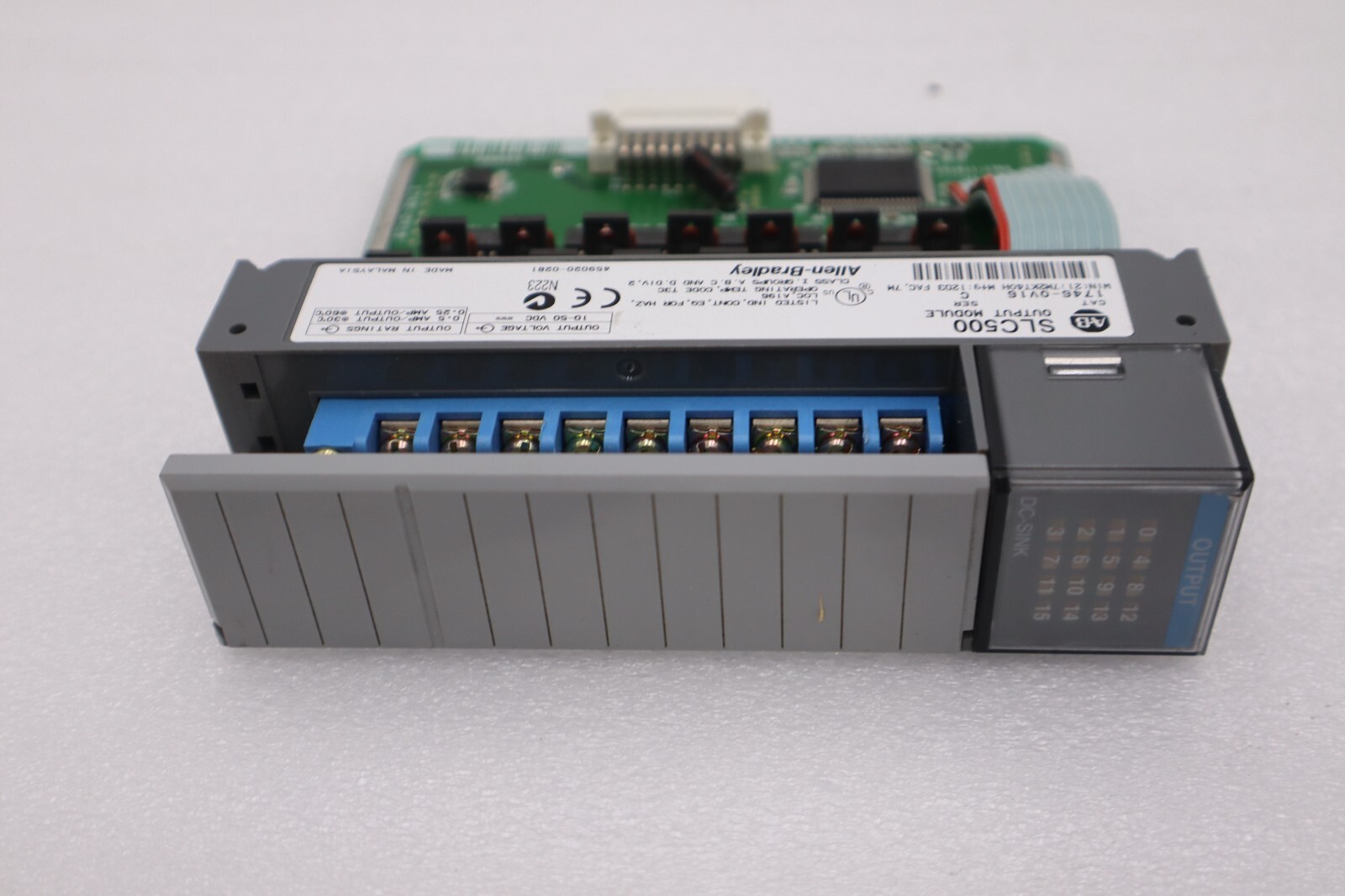 Used Allen Bradley 1746-OV16 /C SLC 500 16-Point Digital Output Module STOCK K-679-C