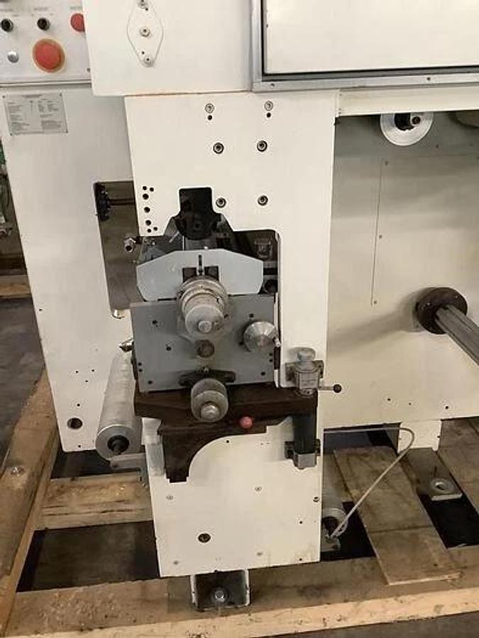 Used 15" WIDE CHESNUT ENGINEERING 1 COLOR PRINTER 2 ROLL ROTOGRAVURE AND LAMINATING