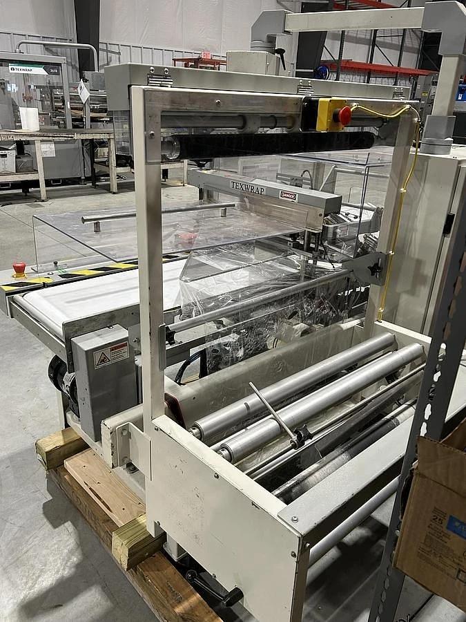 Used TEXWRAP MODEL 2219 SHRINK WRAP SYSTEM WITH VIDEO