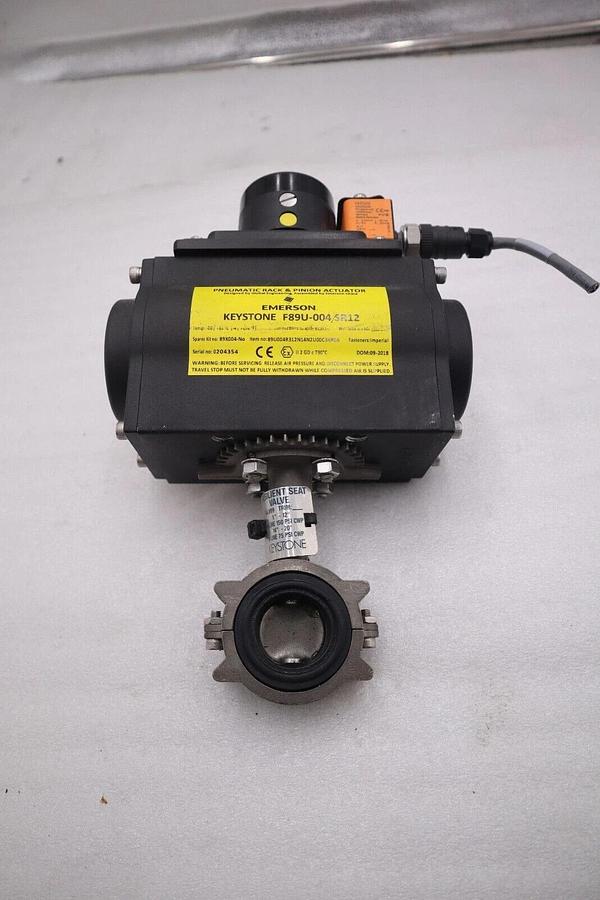 Used EMERSON 89U004R312N14N2U00C34P0A/ NN5008 ACTUATOR STOCK 4883