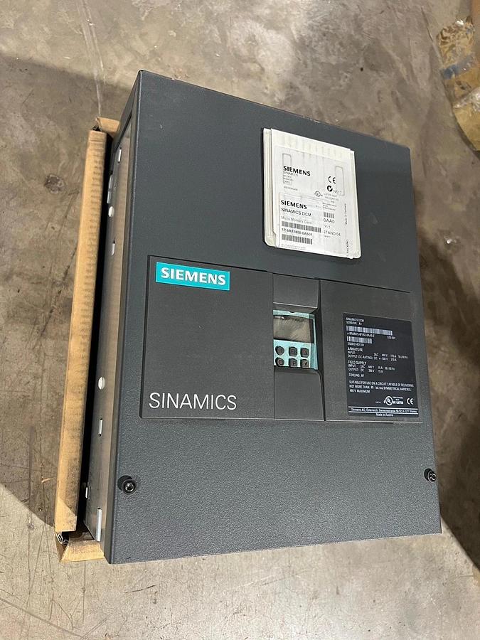 Siemens 6RA8075-6FV62-0AA0-Z G00 S01 DRIVE ARMATURE INPUT 50-480VAC - STK CC11