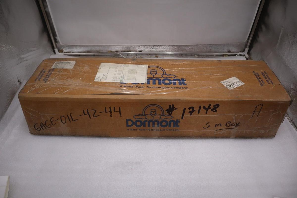 LYNN CLEARVIEW INDOOR - OUTDOOR OIL TANK GAUGE 42-44" DUAL 1-1/2" & 2" #GF463