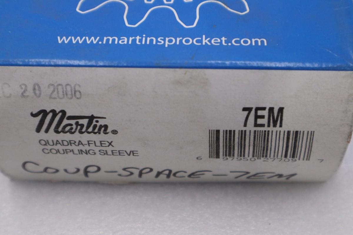 Used NEW OPEN BOX MARTIN 7EM QUADRAFLEX COUPLING SLEEVE GF560