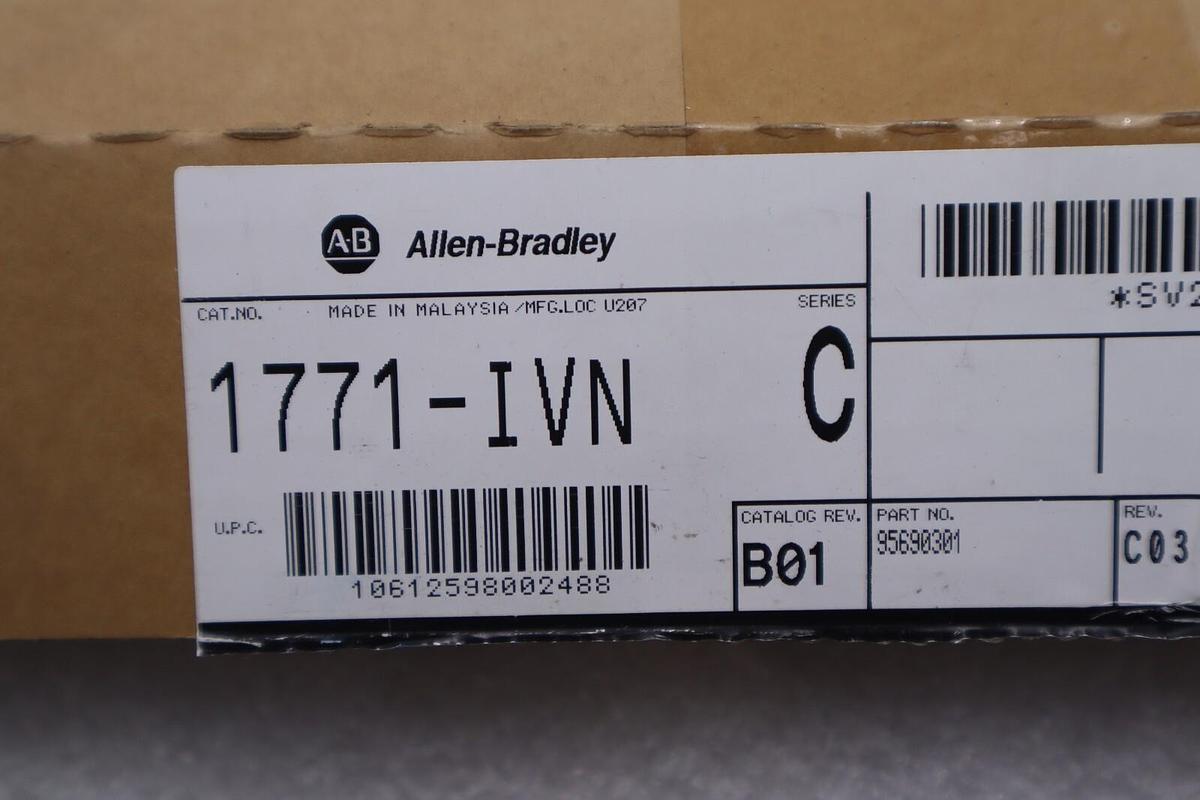 Used ALLEN-BRADLEY 1771-IVN INPUT MODULE SERIES C #K-2671