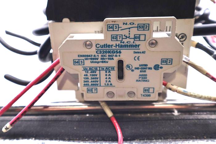 Used EATON CUTLER HAMMER CN55GN3 NEMA SIZE 2 SERIES B1 AMPS 45 #L-632