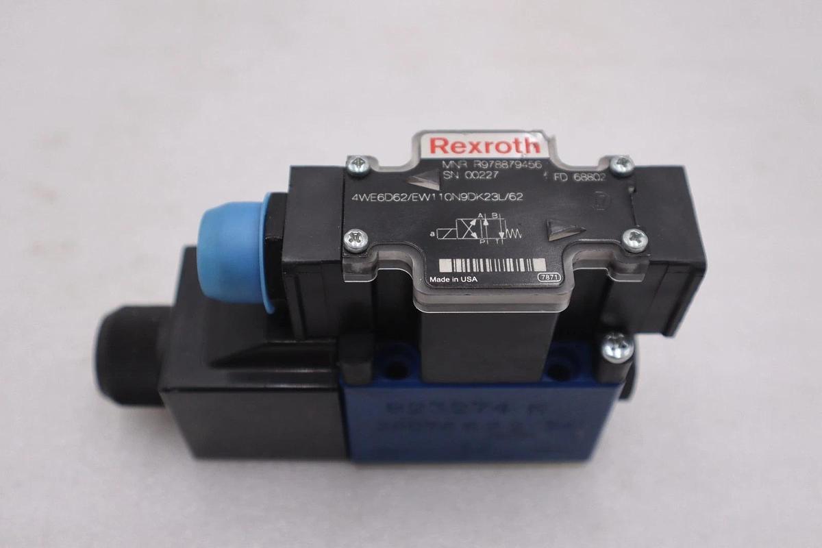 Used Rexroth R978879456 | 4WE6D62/EW110N9DK23L/62 Directional Spool Valve - GF358