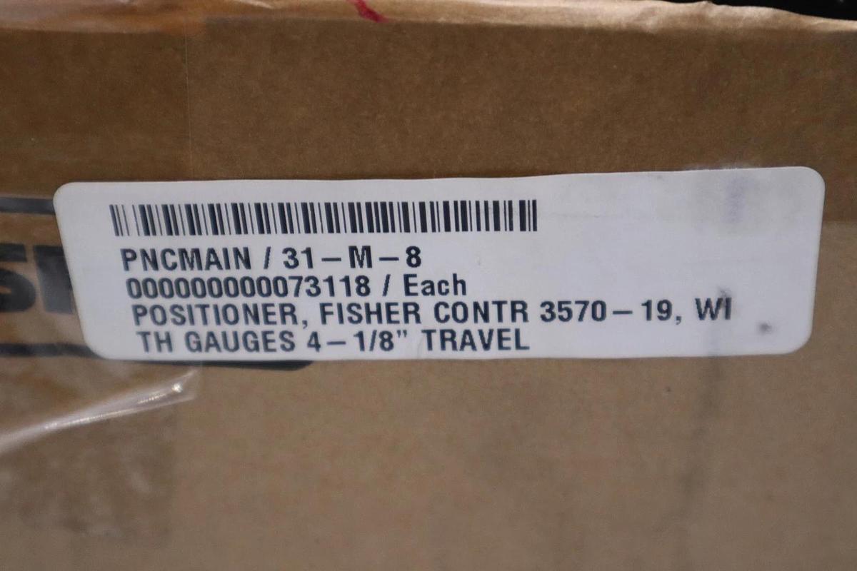 Used FISHER CONTROLS 3570-462-18911 PNEUMATIC VALVE POSITIONERS - STOCK GF392