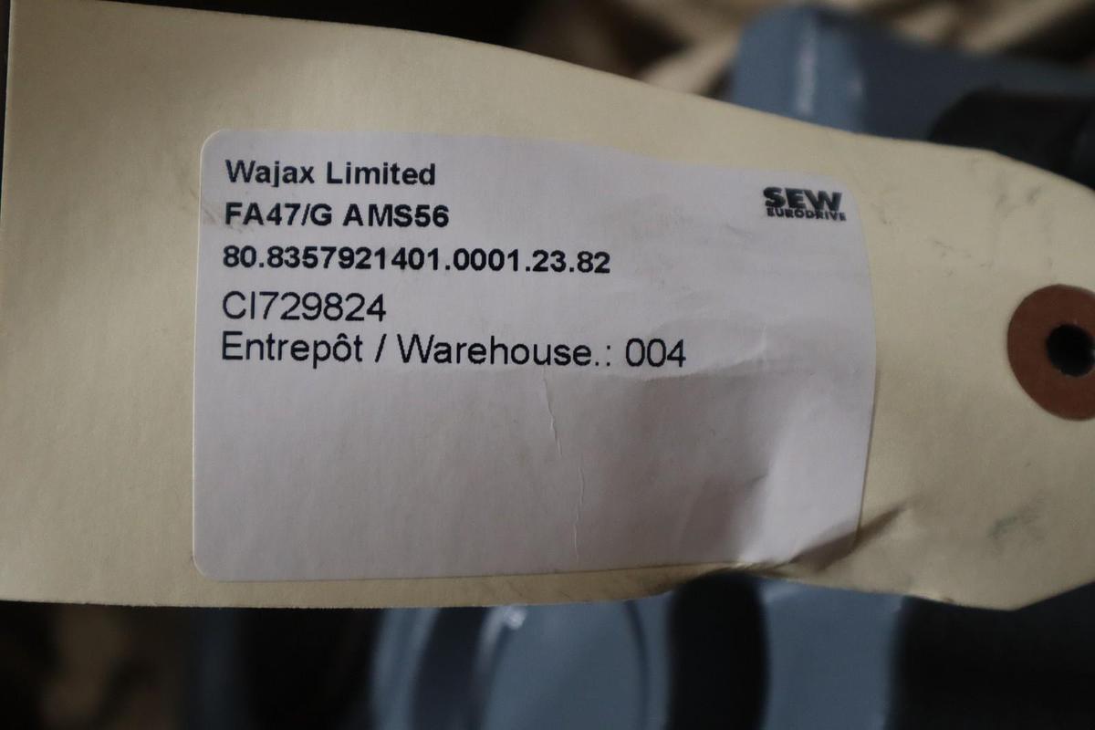 NEW SEW EURODRIVE FA47/G AM56 GEAR REDUCER 150.06:1 - STOCK SGF113