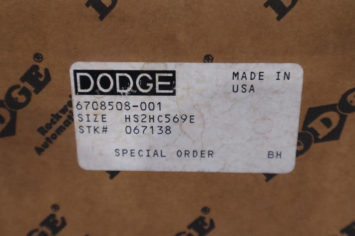 Used Dodge HS2-HC-569E HS2HC569E 067138 Hinged Cap Barring Housing - STOCK SGF-26