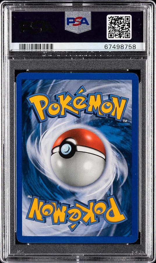 Used 2005 POKEMON EX UNSEEN FORCES #106 MEGANIUM EX HOLO PSA 9