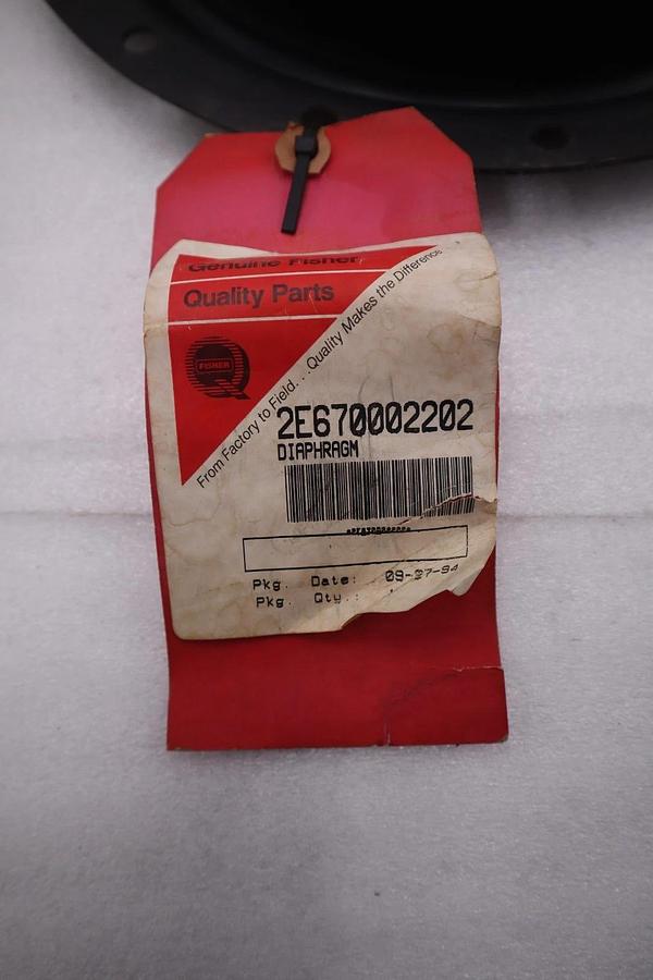 Used NEW FISHER DIAPHRAGM 2E670002202 STOCK 3761A