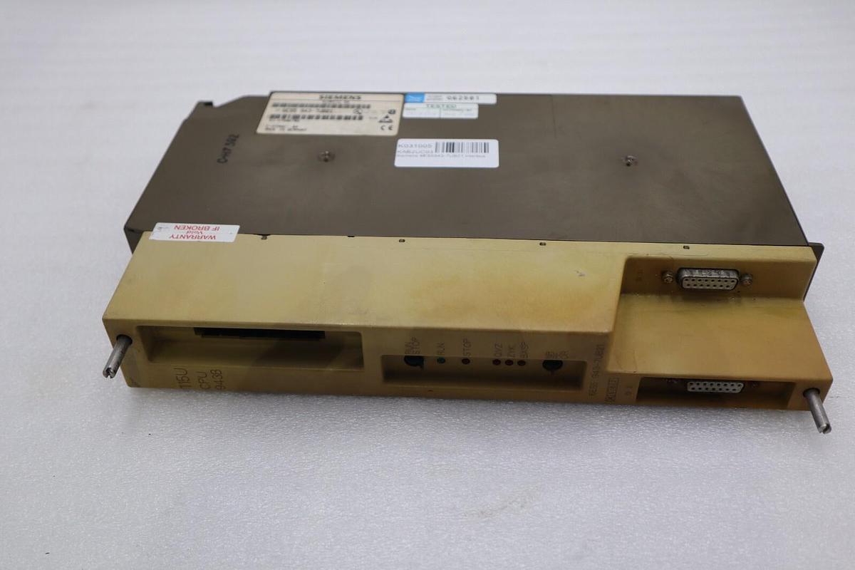 Used Siemens 6ES5-943-7UB21 Simatic S5 Central Processing Unit Module PLC STOCK 5379