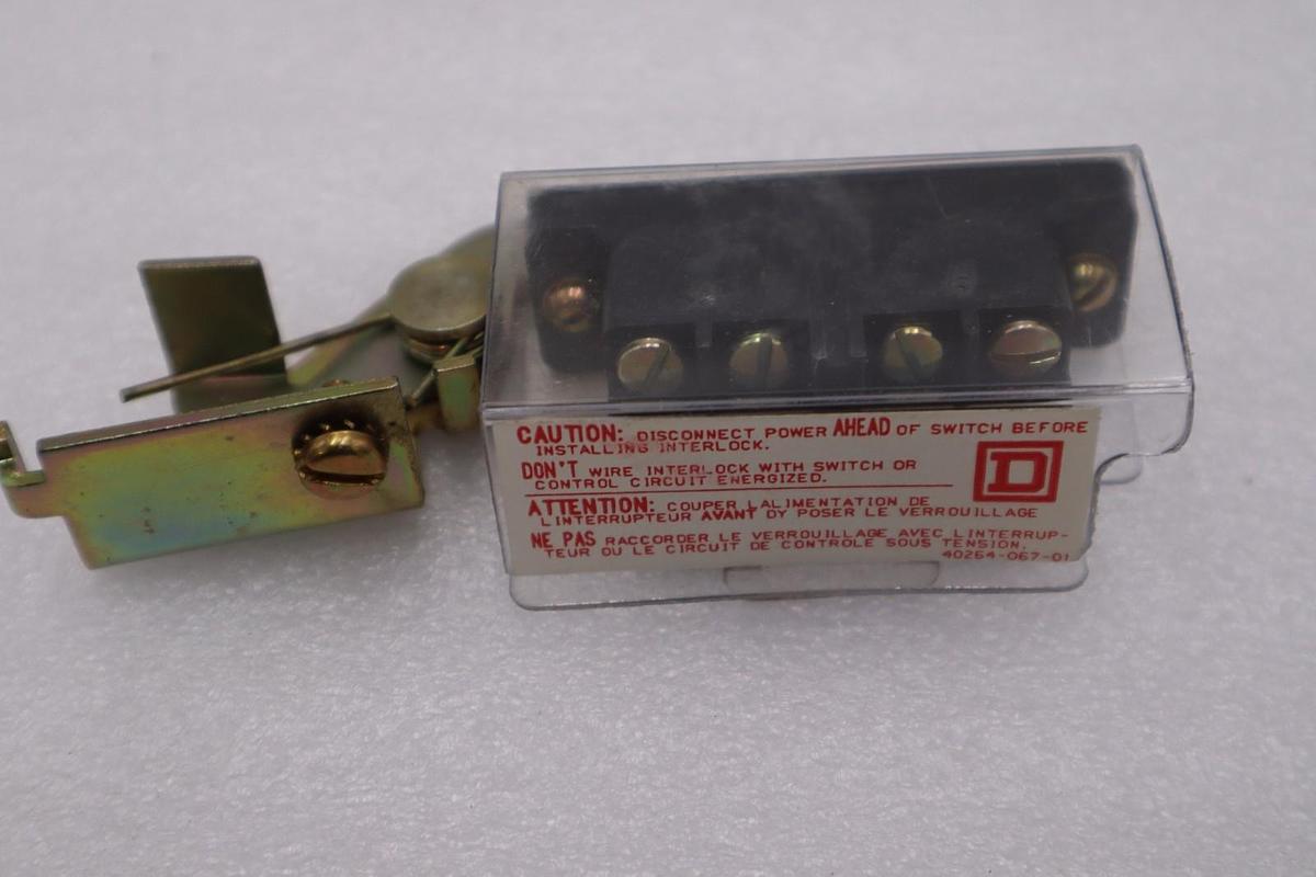 Used NEW OPEN BOX SQUARE D EK300-2 ELECTRICAL INTERLOCK H1557A