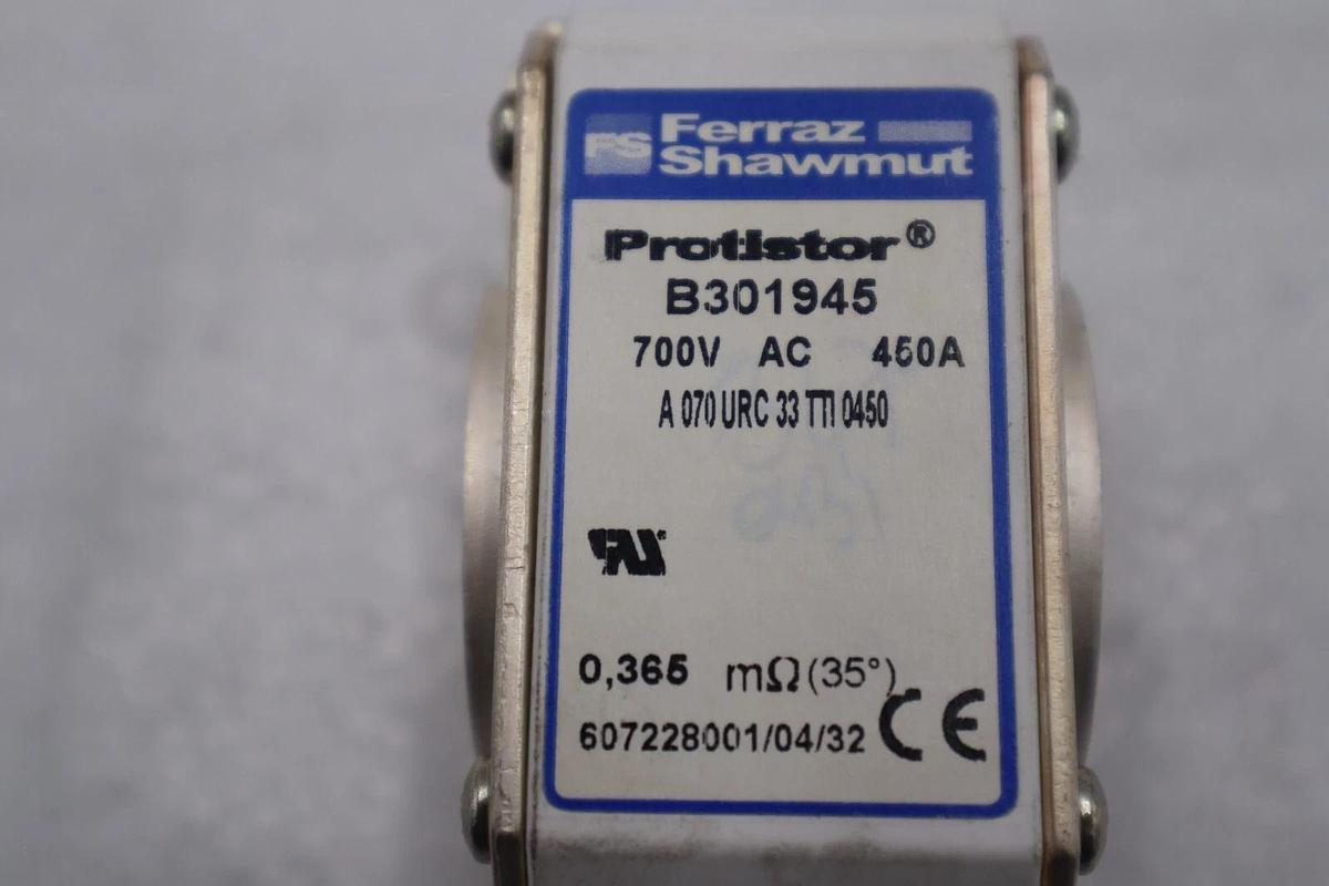 Used Ferraz Shawmut B301945 Protistor 700vac 450a STOCK B-1602
