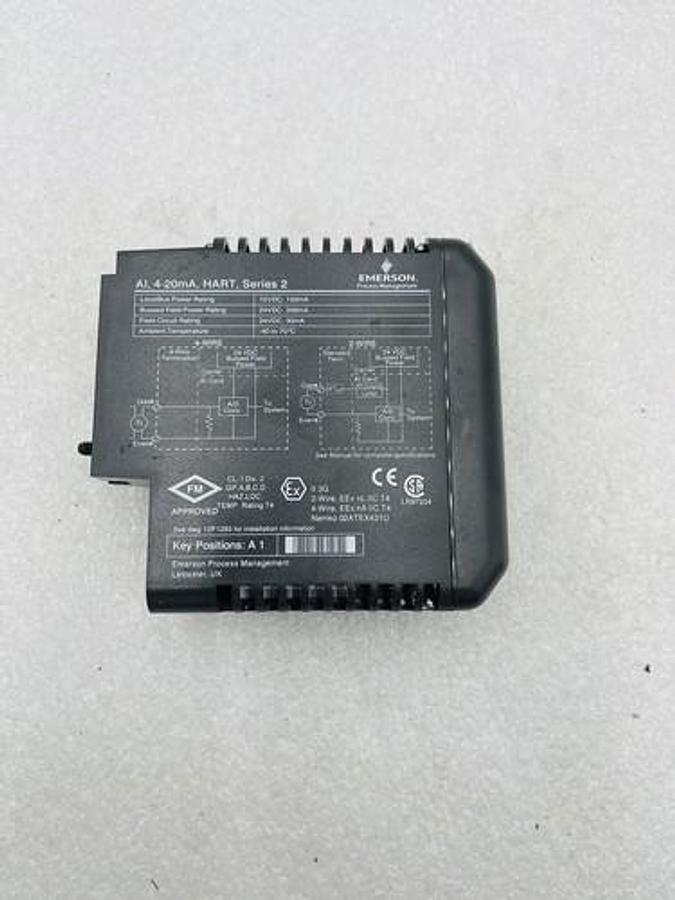 Used EMERSON DELTAV KJ3222X1-BA1 AI CARD 8 CHANNELS 4-20 MA HART SERIES 2 #K-2622