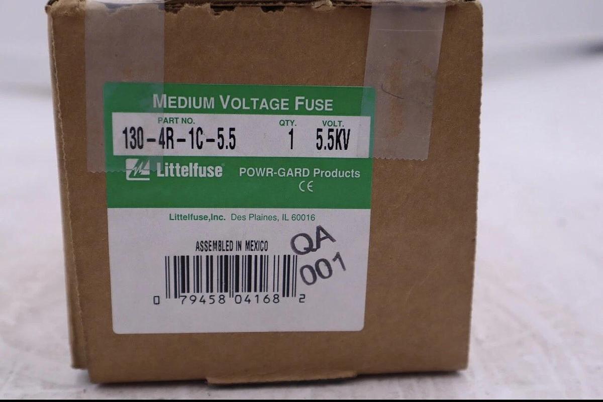 LITTELFUSE POWER-GARD 5.5KV FUSE 130-4R-1C-5.5W NEW IN BOX STOCK L-162