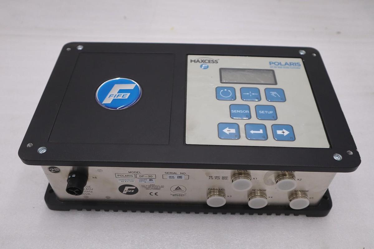 Used MAXCESS DP-30 FIFE POLARIS WEB GUIDE CONTROLLER - STOCK GF-1330