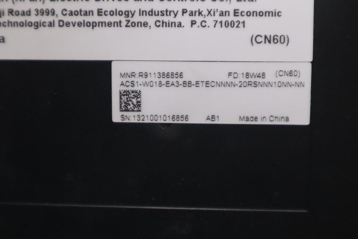 Used Rexroth R911386856 ACS1-W018-EA3-BB-ETECNNNN-20RSNNN10NN-NN - STOCK H805C