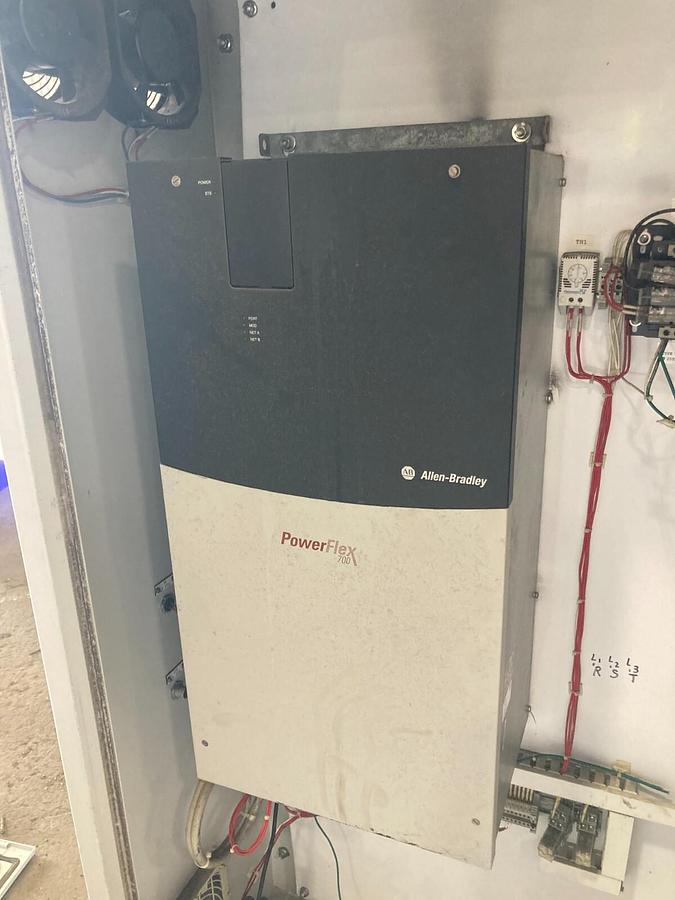Used ELECTRICAL ENCLOSURE WITH 20BD156A0AYNANC0 Allen Bradley 125HP Powerflex 700