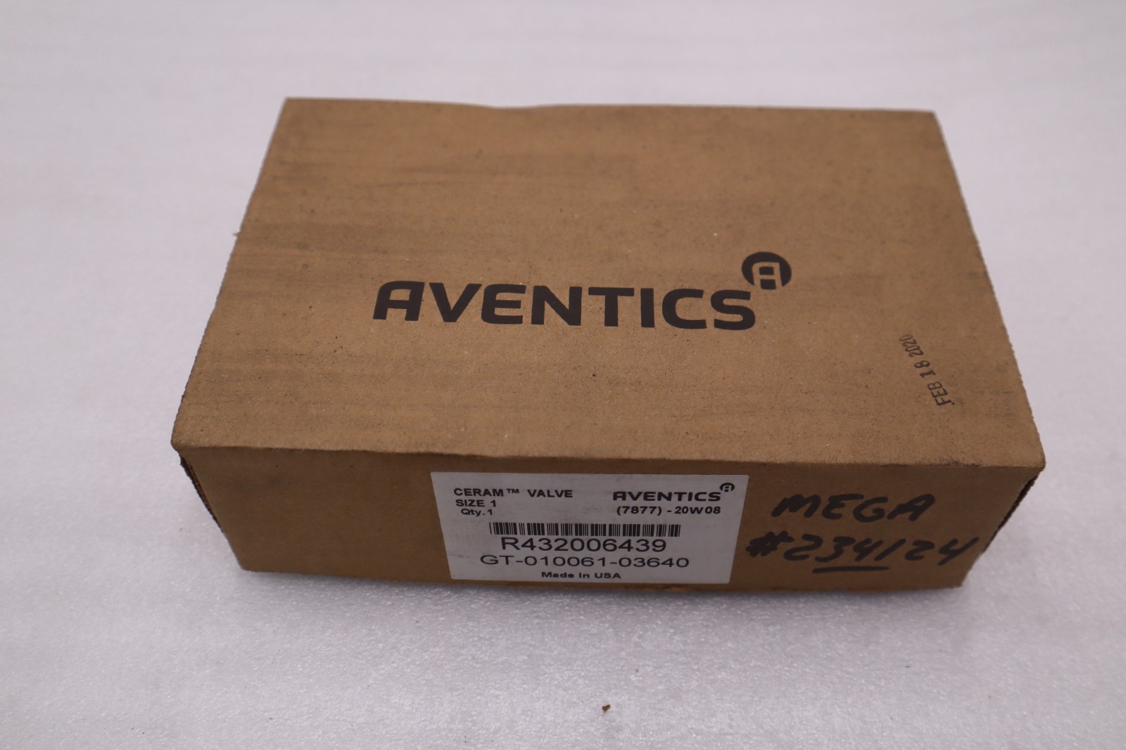 Aventics GT-010061-03640/ R432006439 PRESSURE TRANSMISSION VALVE - STOCK GF138A
