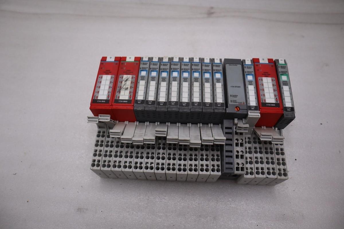 Used LOT OF POINT I/O ALLEN BRADLEY MODULES (AS PHOTOGRAPHED) STOCK G-382B
