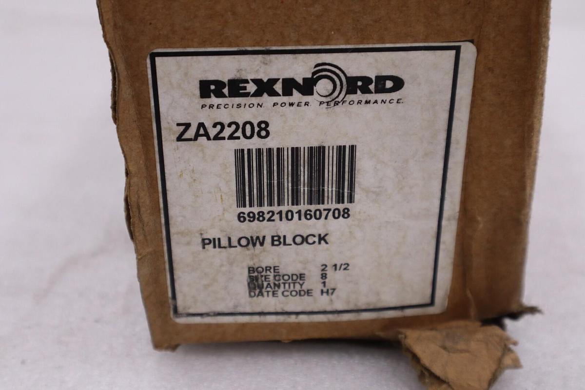 Used ZA2208 Rexnord New Roller Bearing Pillow Block NEW IN BOX STOCK H733