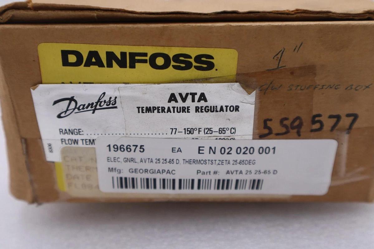 Used USED DANFOSS AVTA 25 Temperature control water valve STOCK G760