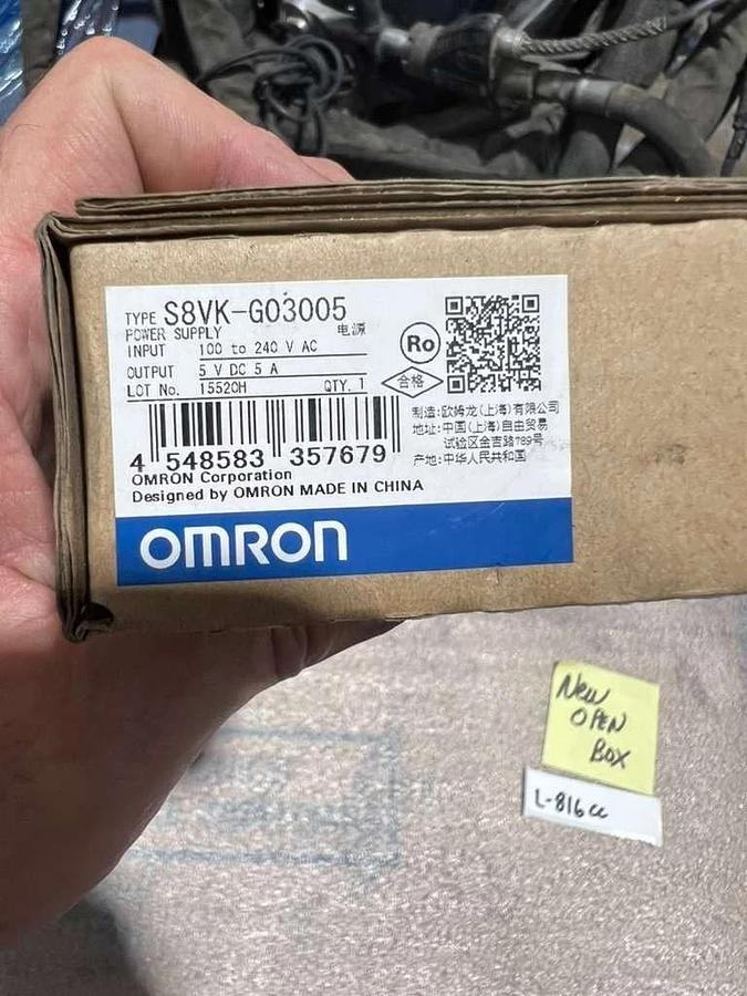 OMRON Power Supply S8VK-G03005 S8VKG03005 NEW OPEN BOX STK L816CC