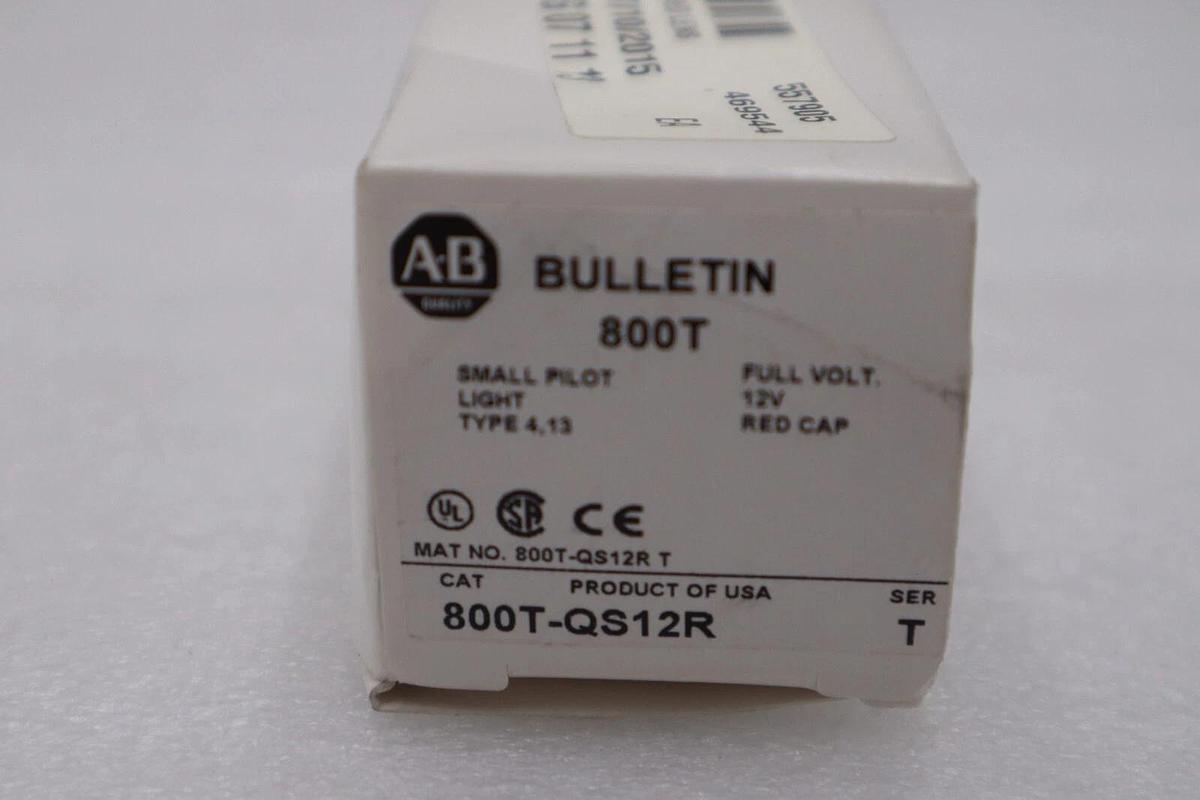 Used ALLEN BRADLEY 800T-QS12R / 800TQS12R (NEW WITH BOX) STOCK G696A