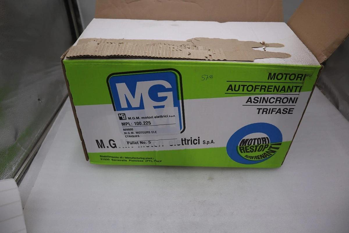 Used MGM ELECTTRIC BRAKE MOTOR BA-80B6 / BA 80 B6 - STOCK GF226